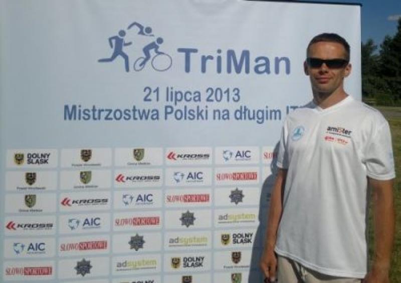 Policjant z Gogowa Mistrzem Polski w triathlonie 